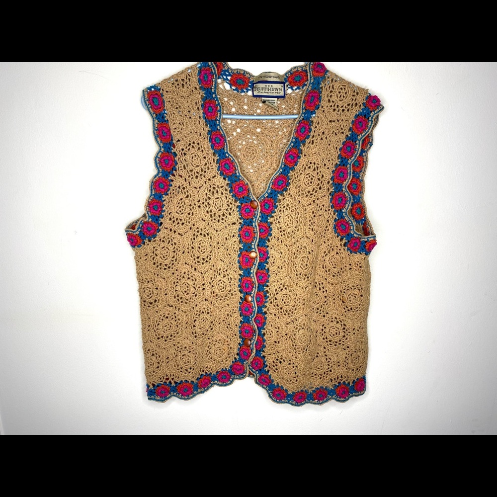Ruff Hewn Hand Knitted Vest